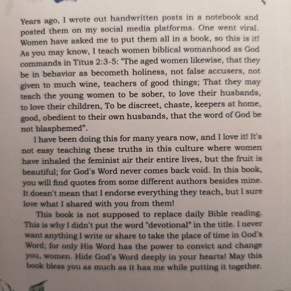 Daily Wisdom for Biblical Womanhood by Lori Alexander - Picture 2 of 2